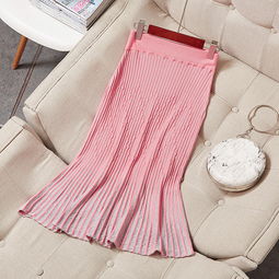 施悅名 精品女裝早春新款喇叭袖壓褶針織衫包臀魚(yú)尾裙套裝