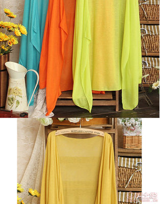 時(shí)尚與功能兼?zhèn)?慈威韓版無(wú)扣披肩防曬衣空調(diào)開衫針織衫女長(zhǎng)袖F011解析