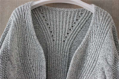 2015秋冬新風(fēng)尚 大麻花口袋粗線針織開(kāi)衫，詮釋OL優(yōu)雅通勤風(fēng)